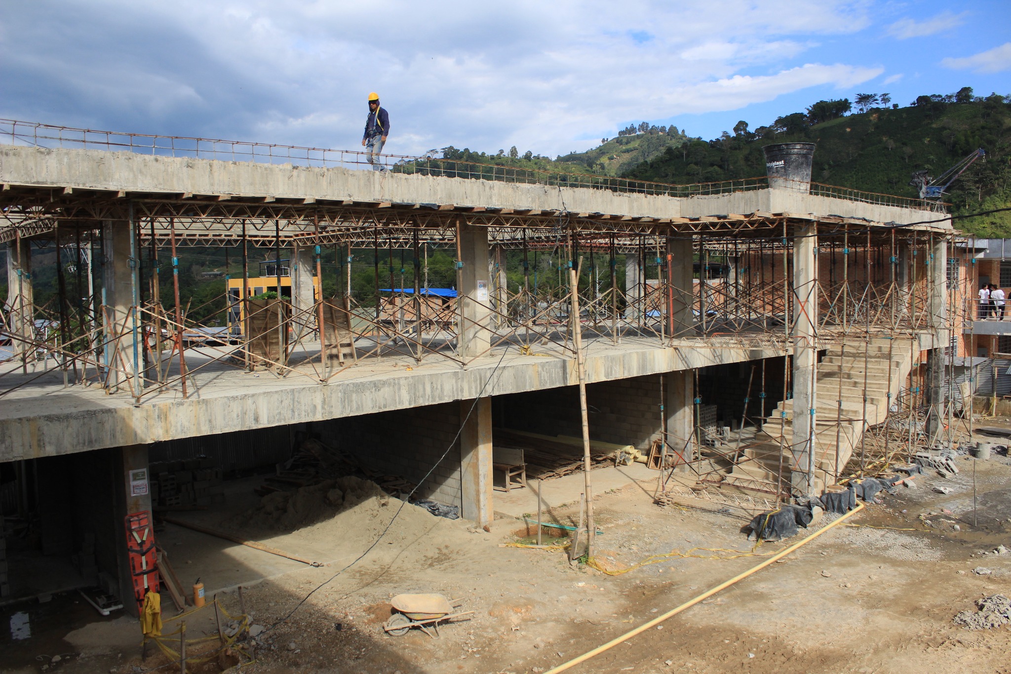 Se reactivan las obras en el nuevo colegio José Eustasio Rivera de Pitalito