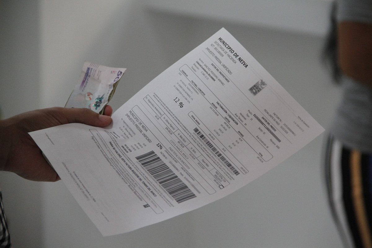Tres formas para pagar el impuesto predial en Neiva