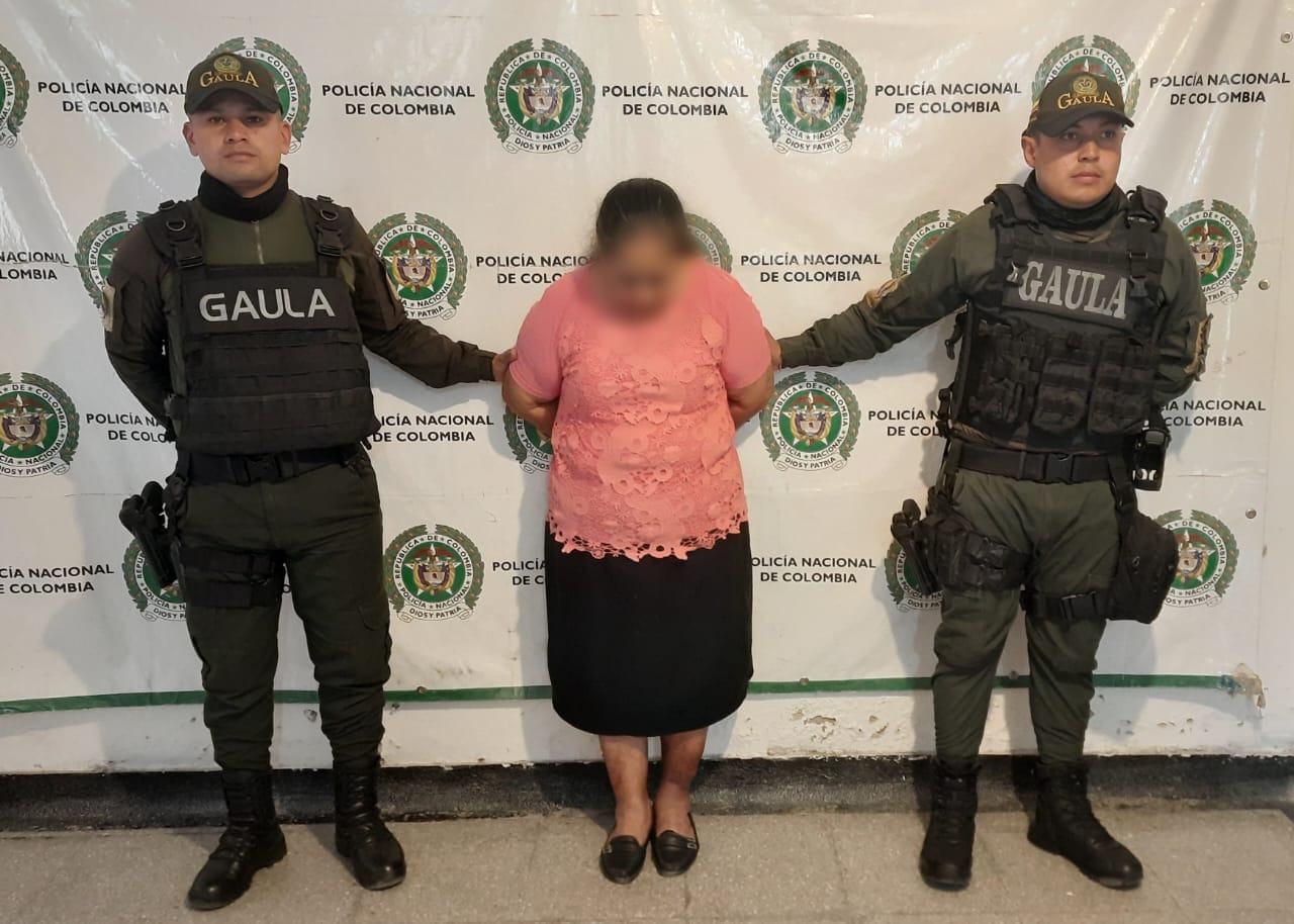 Cayó Alias 'LA ABUELA' por extorsionar en Pitalito