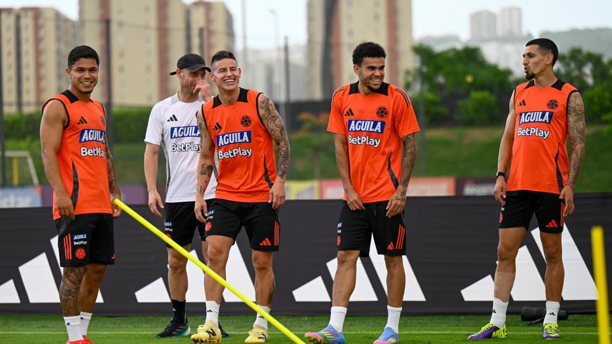 Selección Colombia ultima detalles para enfrentar este viernes a Perú