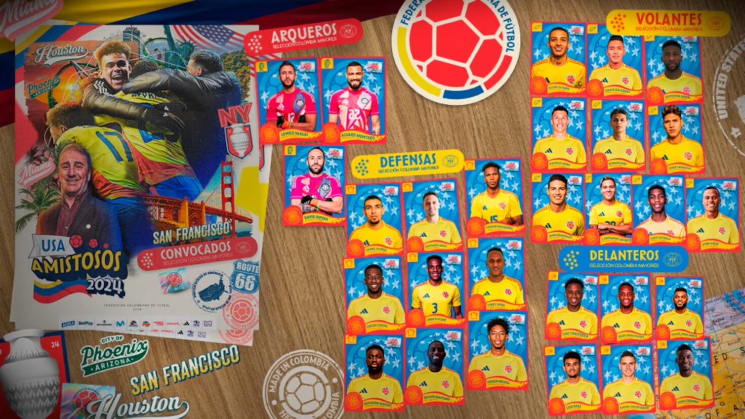 Definida lista de jugadores convocados a la Selección Colombia previo a la Copa América