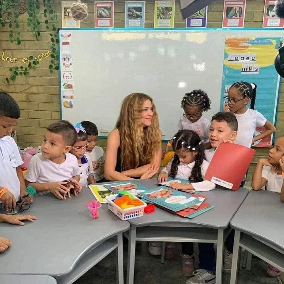Shakira inauguró nuevo colegio en Cartagena
