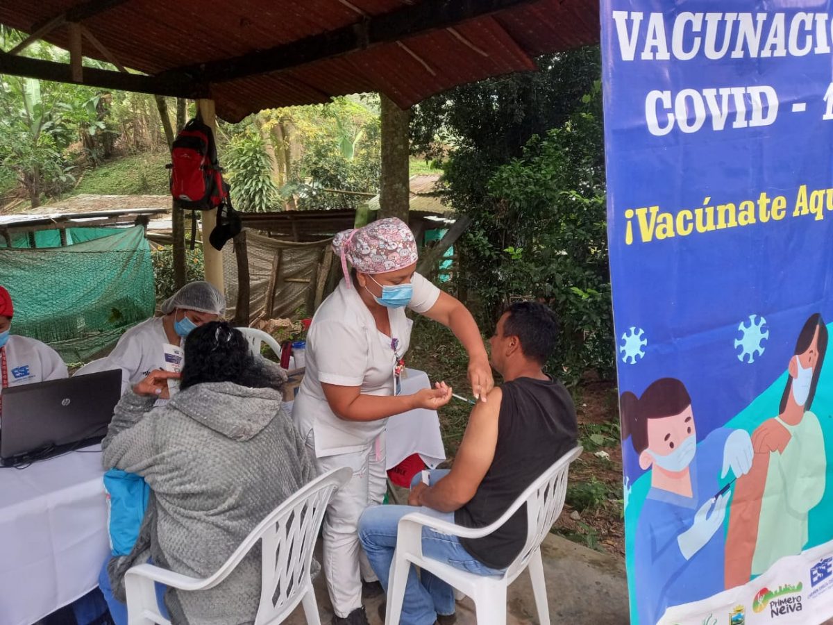Vacuna en la ciudad de Neiva culminó de manera positiva