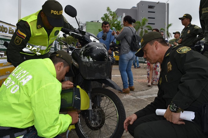Marcación de motos en Florencia será gratuita