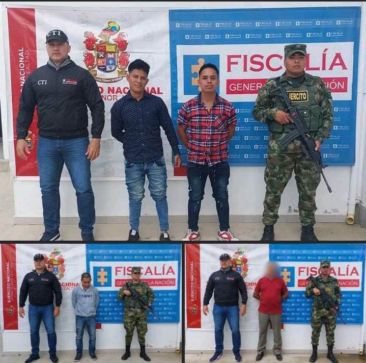 Cuatro hombres fueron capturados