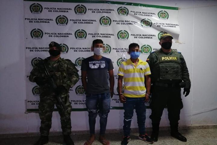 Se logra la captura varias  personas infractoras del código penal colombiano.