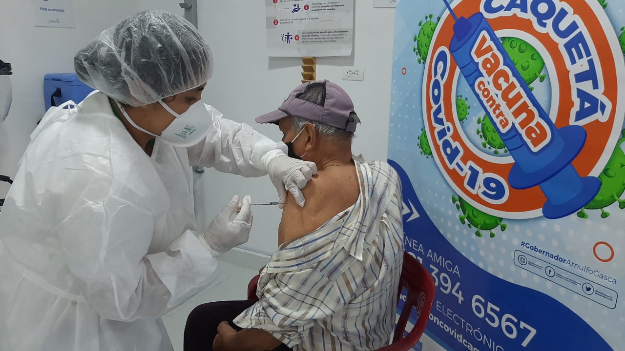 Durante la semana santa, el proceso de vacunación contra el Covid-19 NO se detendrá en el departamento del Caquetá