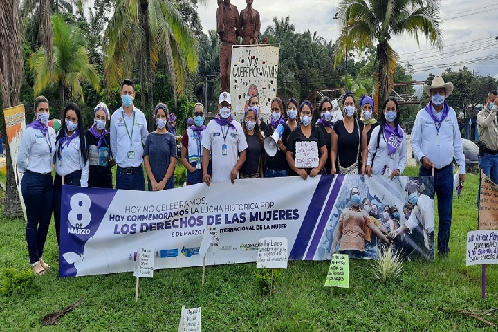 Gobernación acompañó la conmemoración por el día de La Mujer