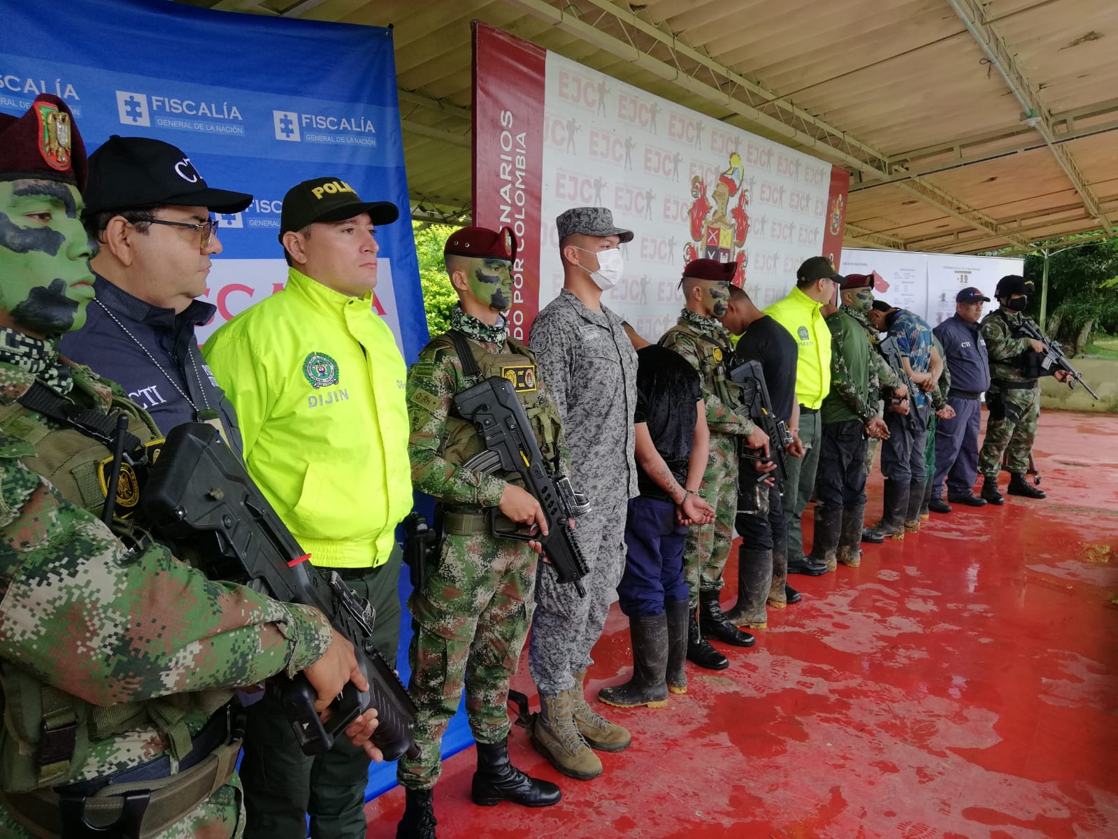 Combates entre fuerza pública y disidencias de la estructura 48 de las FARC,