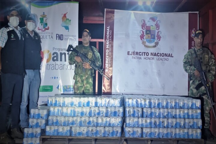 SE FORTALECEN ACCIONES ANTICONTRABANDO EN EL CAQUETÁ