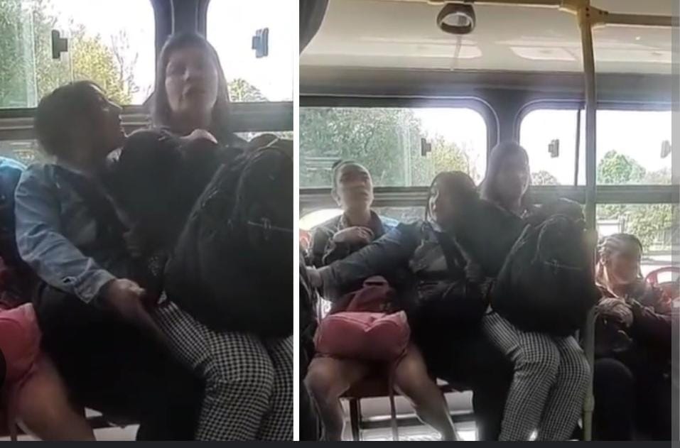 Pelea en Transmilenio por una silla: mujer se sentó encima de otra y les cayó la Policía
