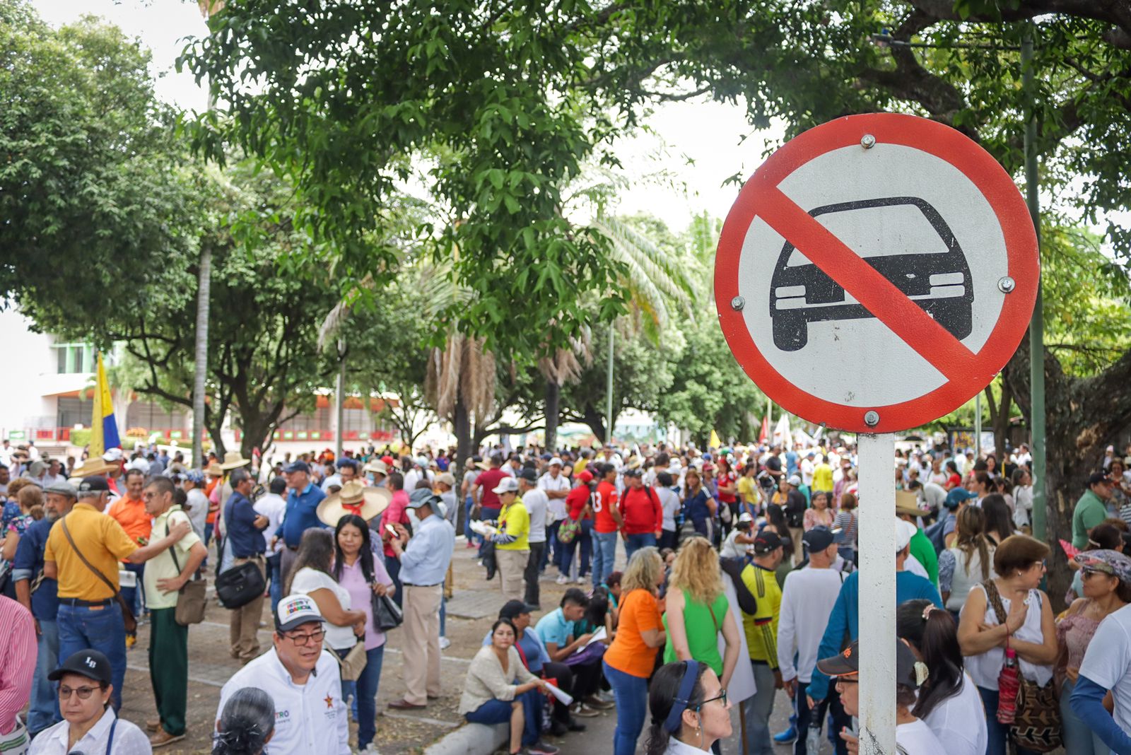 Marchas en contra del gobierno de Petro