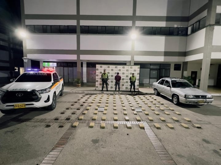 Incautan 127 kilos de Marihuana