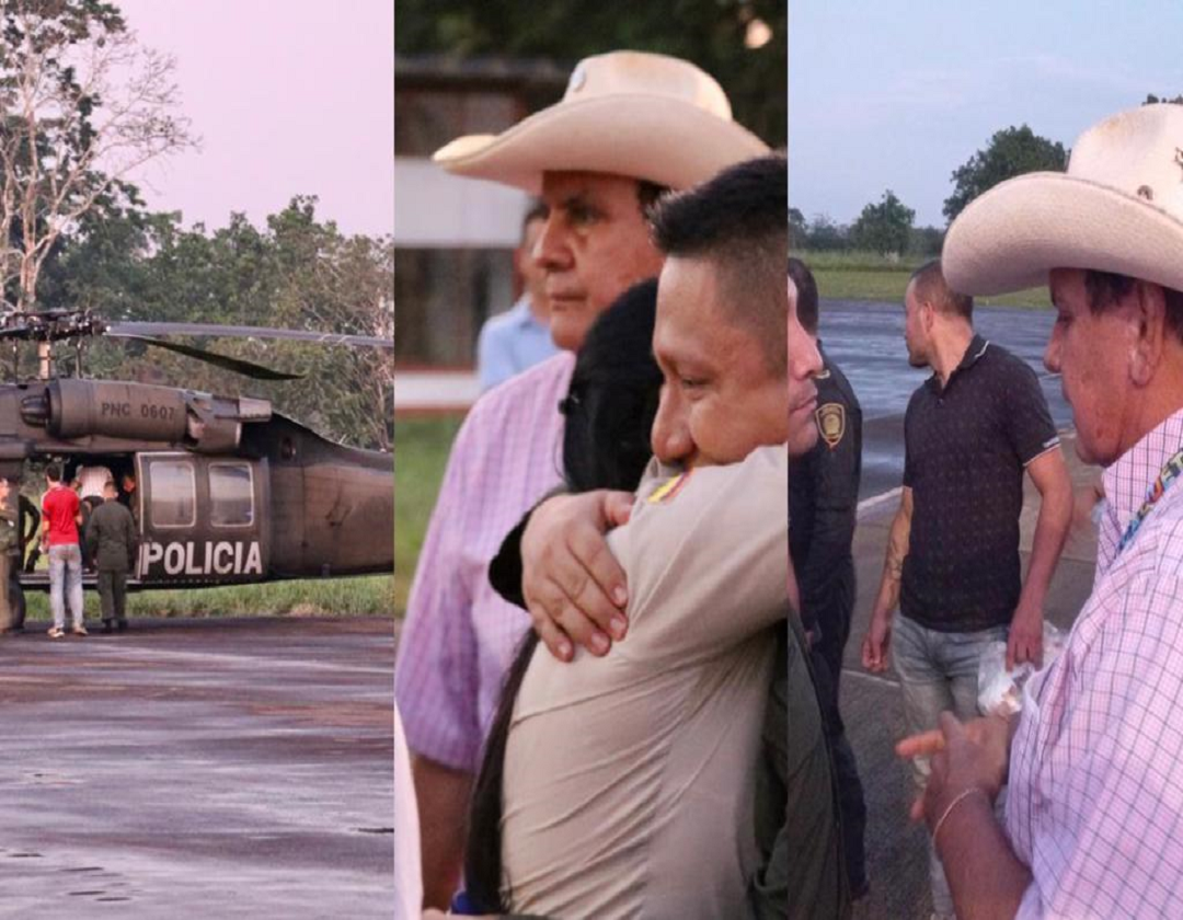 El gobernador del Caquetá, recibió a los uniformados y personal de la empresa Emerald Energy