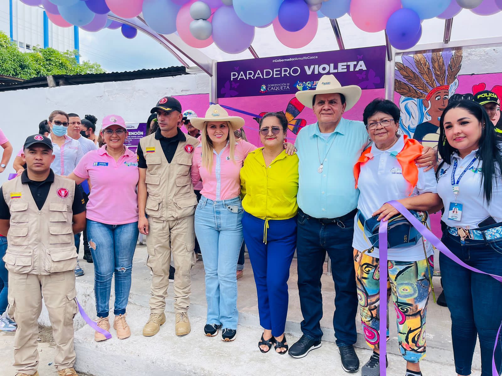 Entregan a la alcaldía el 'paradero violeta'