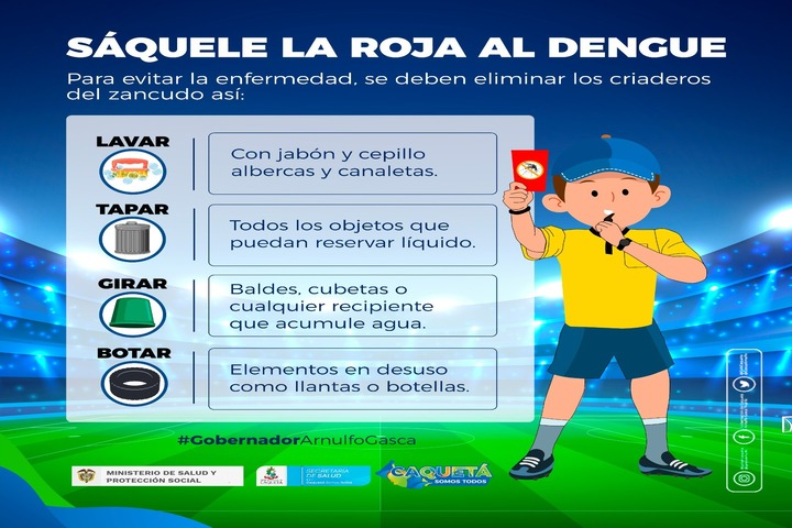 Secretaria salud departamental recomienda tomar medidas frente al dengue