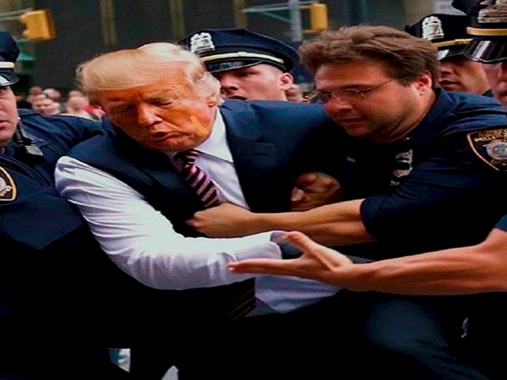 Capturaron a Donald Trump por medio de Inteligencia Artificial
