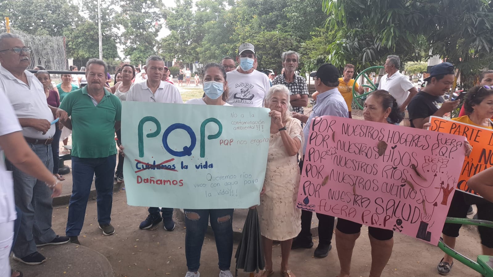 Manifestaciones en Fortalecillas - Huila