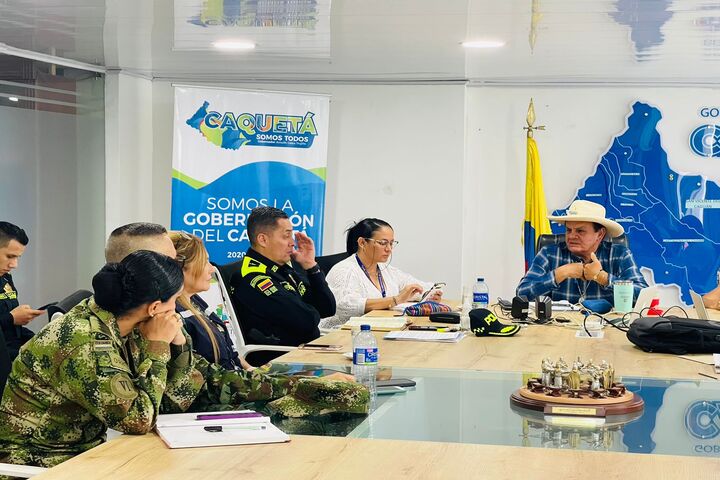 Consejo de seguridad en Caquetá analizo accidentalidad y seguridad vial, invasiones y orden publico
