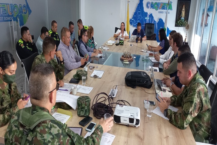 Consejo extraordinario de seguridad se llevó en Caquetá