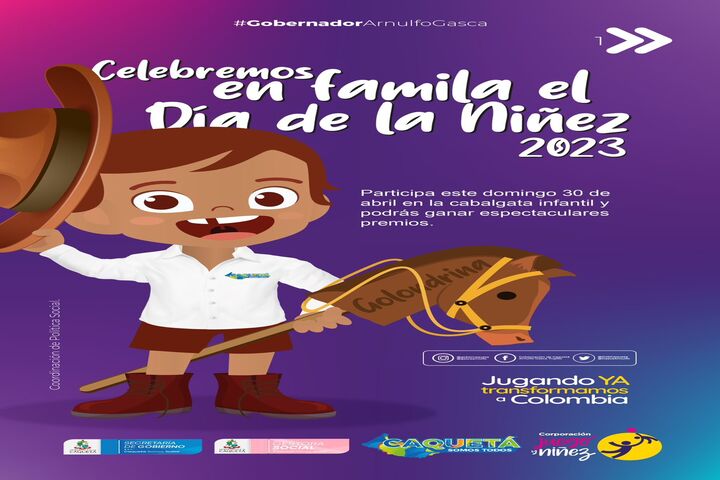 Gobernación de Caquetá celebra día de la niñez este 30 de abril