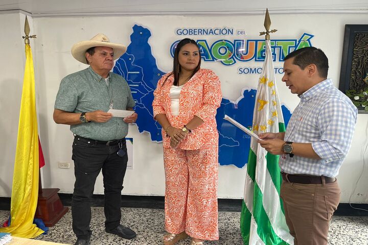 Gobernador posesiono nueva registradora delegada departamental