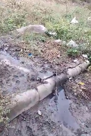 Total abandono a la red de alcantarillado de la comuna 1 de Neiva