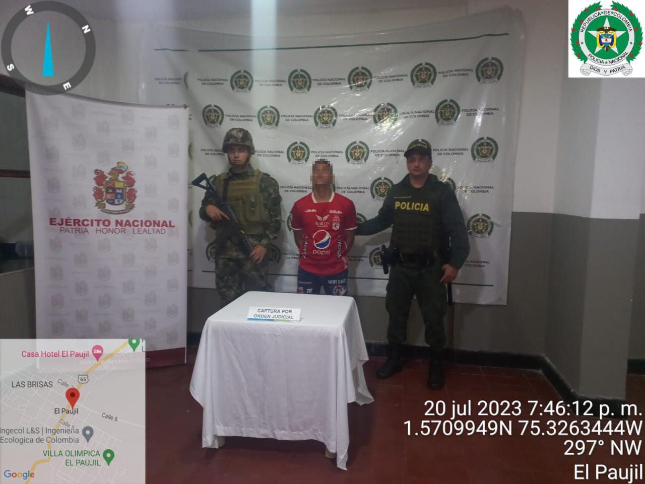 La policía nacional entregó balance de operativos