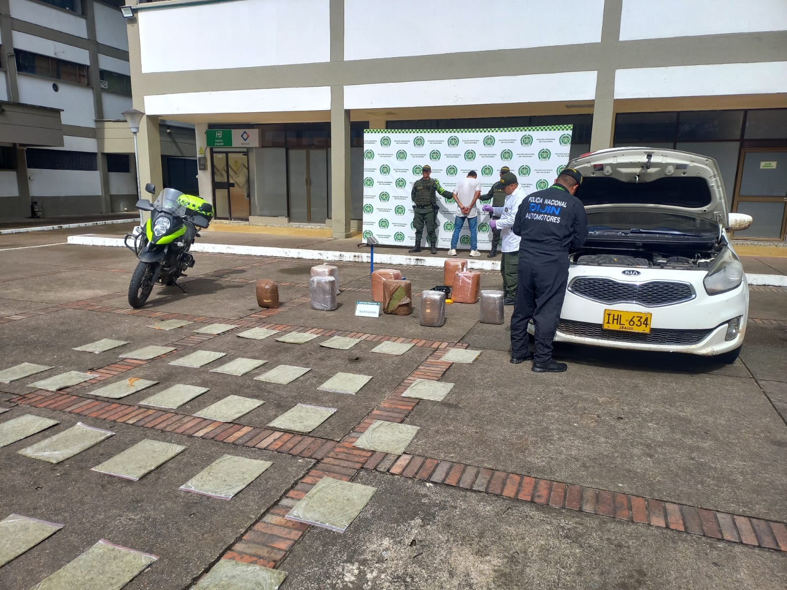120 Kilos de Marihuana fueron inacutados en caquetá