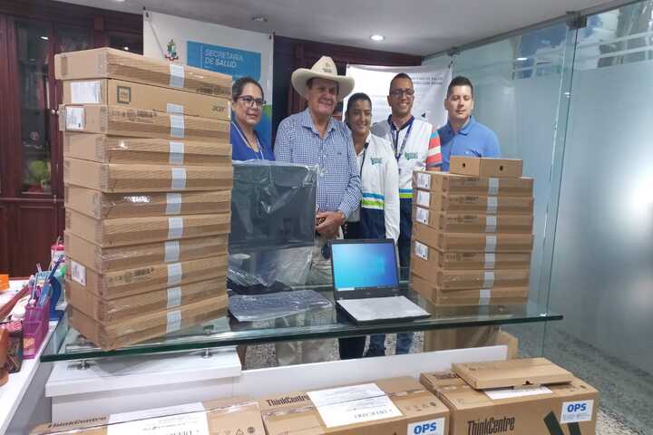 Gobierno departamental gestiono equipos informáticos para fortalecer el PAI