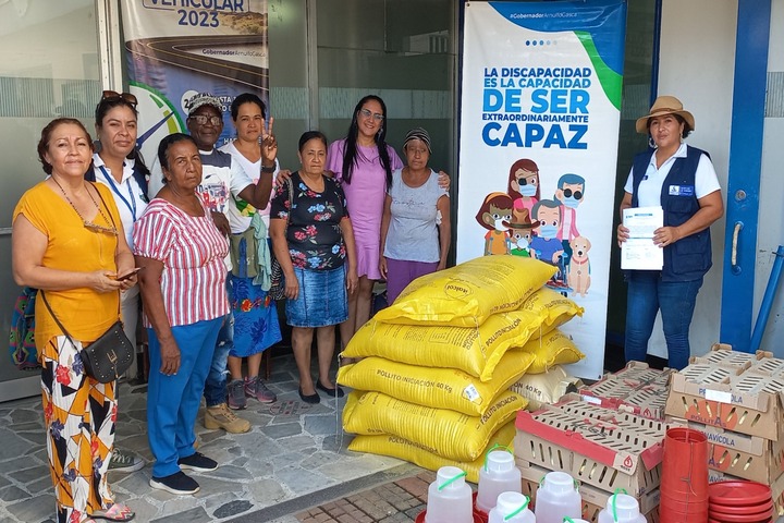 Capital semilla entrego gobernación de Caquetá para asociaciones con discapacidad