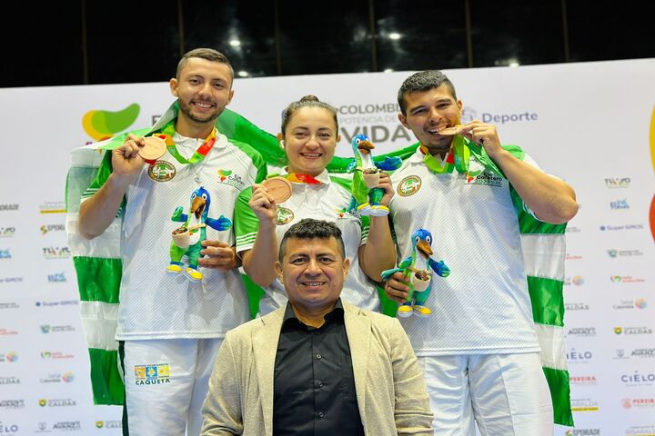 Tres medallas de bronce para Caquetá en juegos nacionales