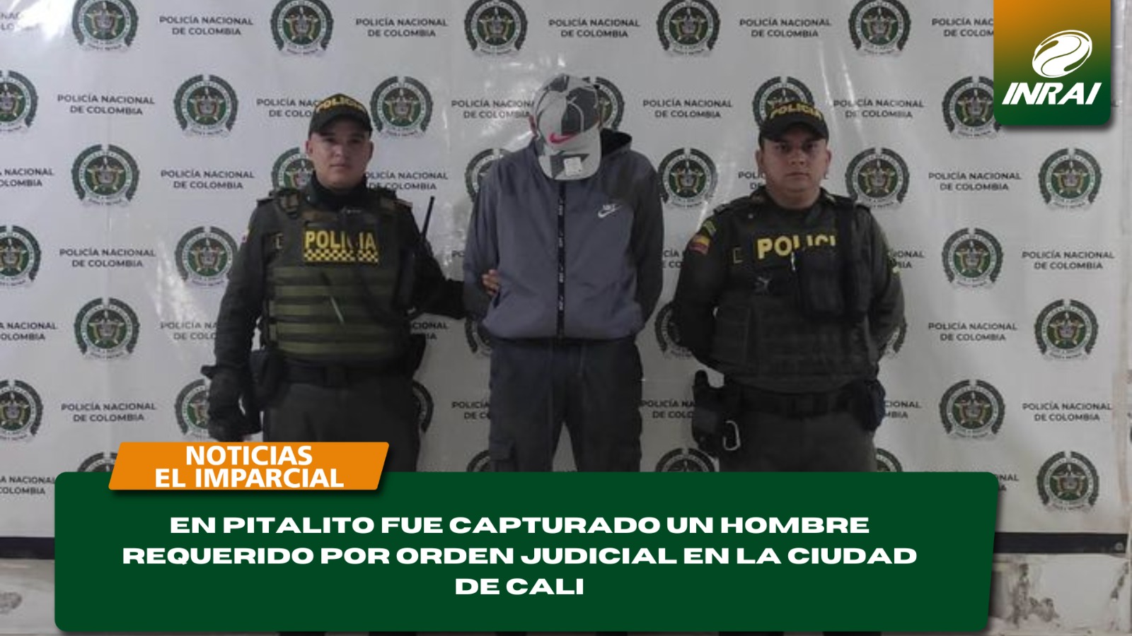 En Pitalito fue capturado un hombre requerido por orden judicial en la ciudad de Cali.