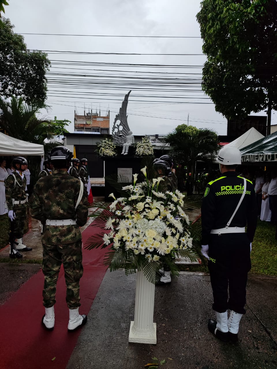 Homenaje a los hermanos Vanegas Grimaldo, asesinados en zona rural de Florencia el 4 de febrero de 2015.