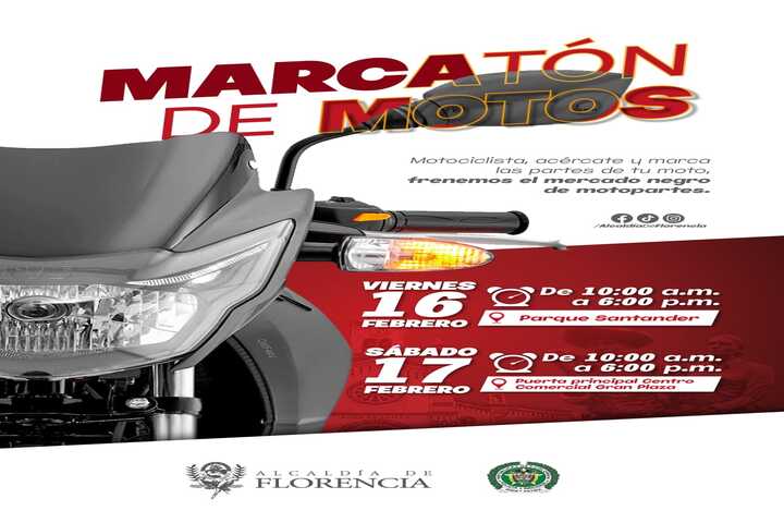 Protege tu moto: jornada gratuita de marcación