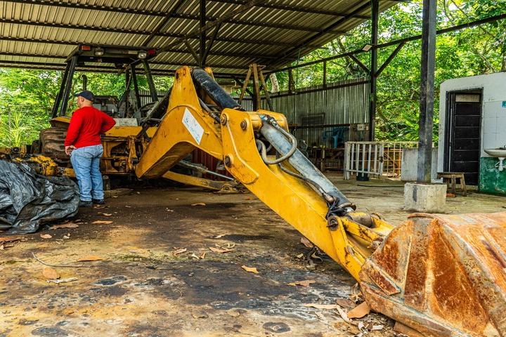 Secretaria de Obras Públicas revisó el estado de la maquinaria amarilla del municipio