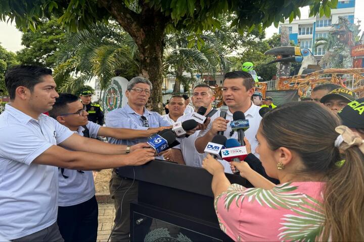 Alcalde Marlon Monsalve entregó balance de seguridad a los 50 días de gobierno en Florencia