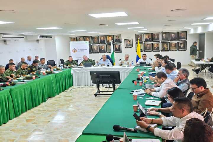 Consejo de Seguridad en Neiva se Revisó Orden Público en Caquetá y otros Departamentos.