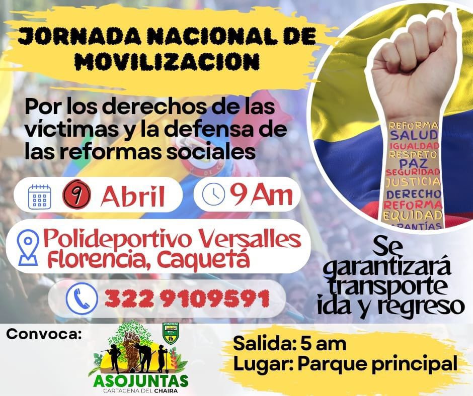 Florencia marcha en memoria de las víctimas.