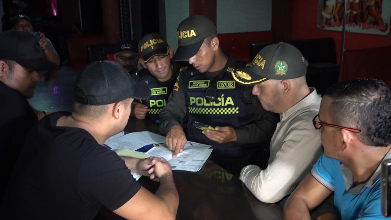 ´Caravana de seguridad´ en Florencia.