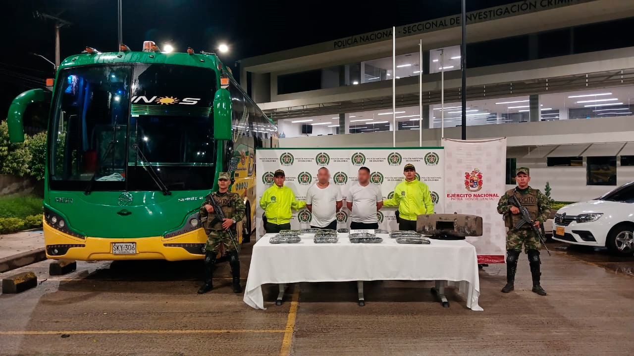 Incautan media tonelada de marihuana.