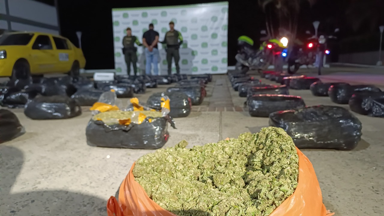 Cae cargamento de marihuana en carreteras de Caquetá.