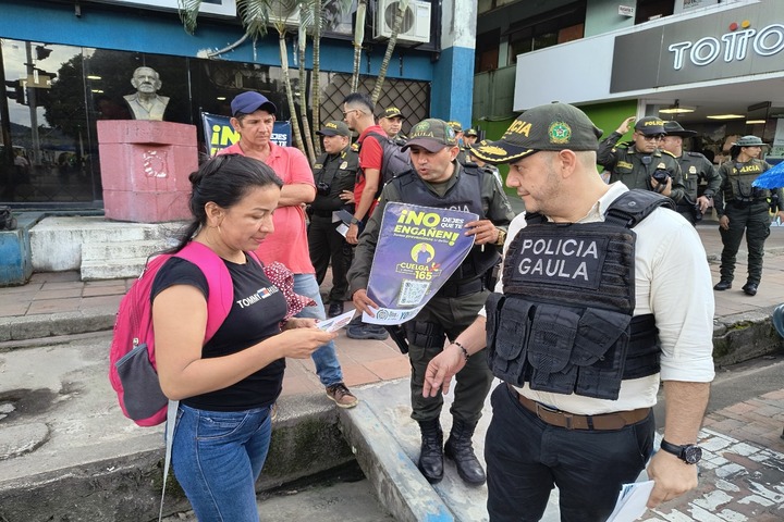 Intensifican campaña contra la extorsión en Florencia