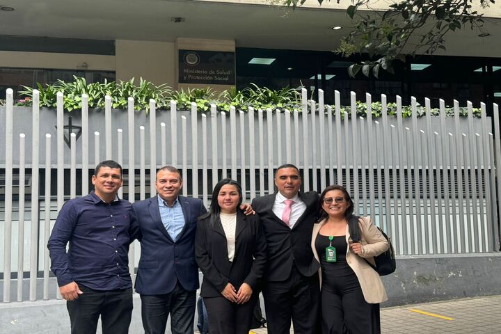 Agradecimiento al Ministerio de Salud y Protección Social por su apoyo en la construcción de la segunda torre