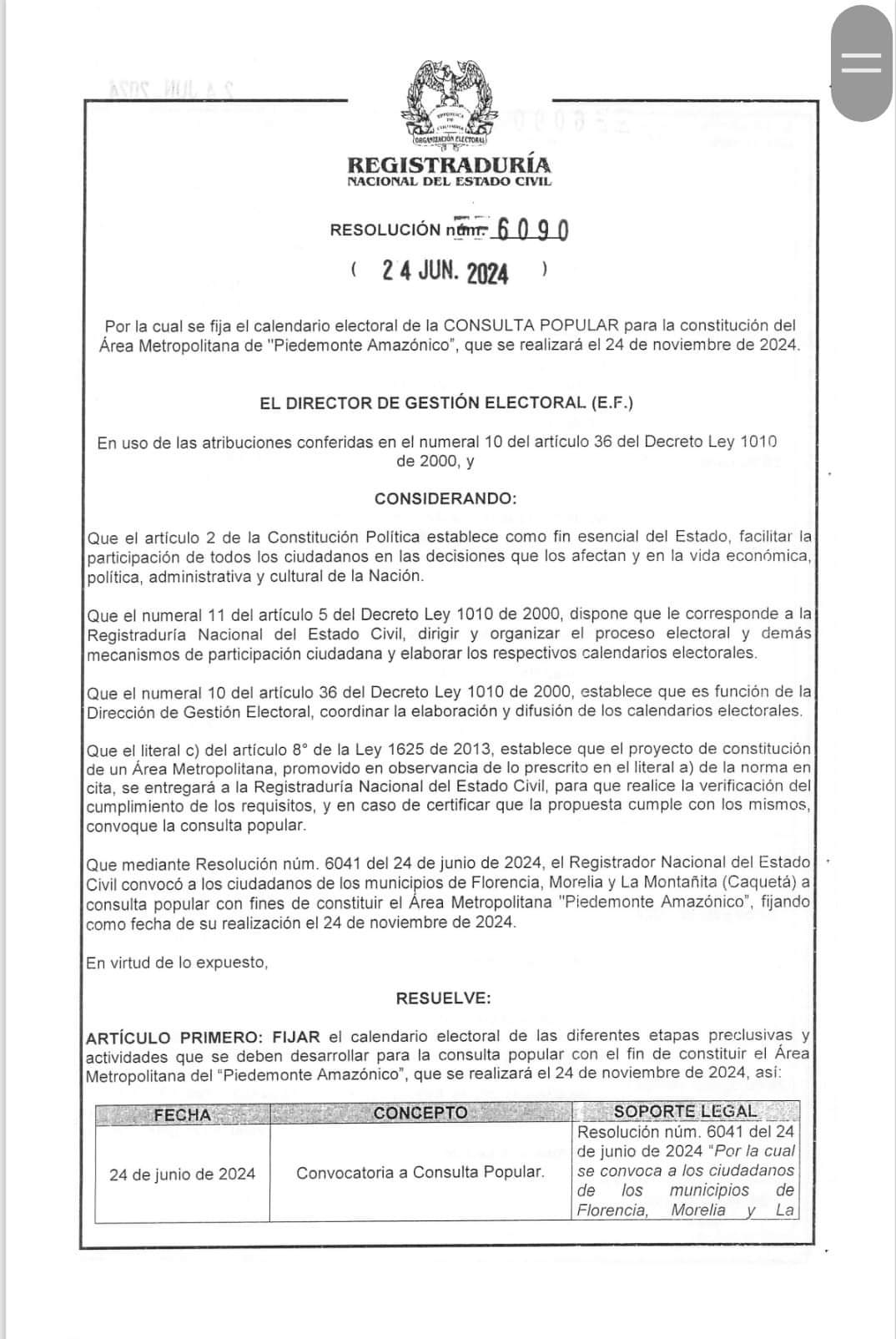 ¿Hay o no Área Metropolitana del Piedemonte Amazónico?