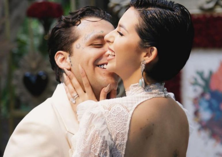 ¡Se casaron! Ángela Aguilar y Christian Nodal contrajeron matrimonio