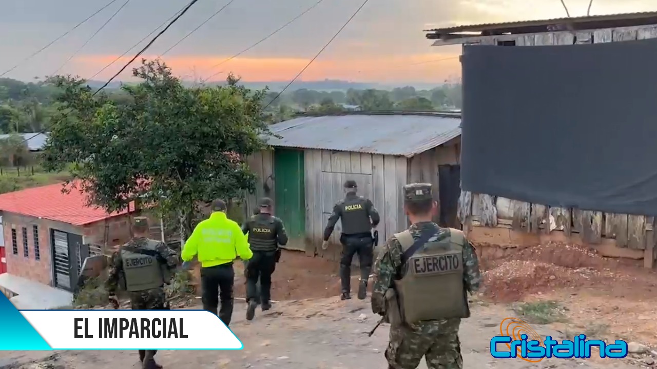Golpe al microtráfico en Caquetá.