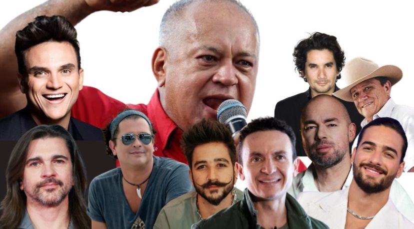 9 artistas colombianos vetados por Nicolás Maduro