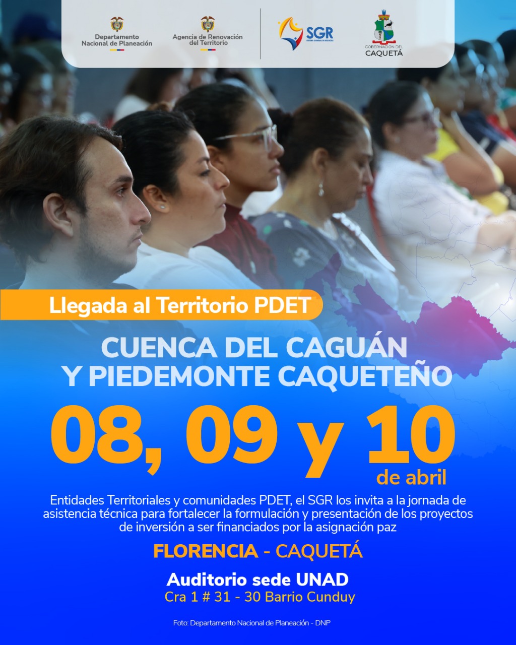 Asistencia técnica del DNP .