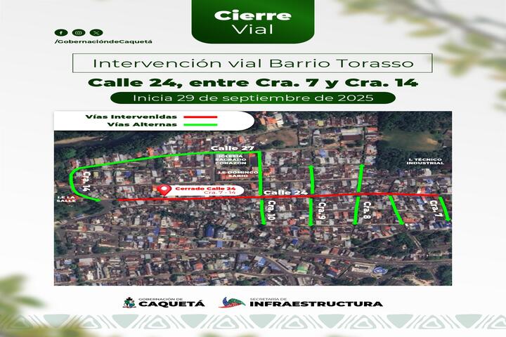 Gobernación Del Caquetá Inicia Intervención Vial Calle 24 Barrio Torasso